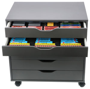 Feldherr Zugliege - N scale - for IKEA ALEX drawer unit on casters 67 x 66 cm - 10 compartments - KQMFQLA01