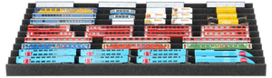 Feldherr Zugliege - N scale - for IKEA ALEX drawer unit on casters 67 x 66 cm - 10 compartments - KQMFQLA01