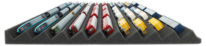 Feldherr Zugliege - N scale - for IKEA ALEX drawer unit on casters 67 x 66 cm - 10 compartments - KQMFQLA01