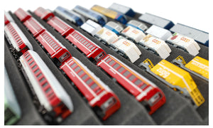 Feldherr Zugliege - N scale - for IKEA ALEX drawer unit on casters 67 x 66 cm - 10 compartments - KQMFQLA01