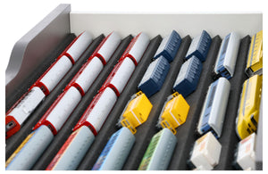 Feldherr Zugliege - N scale - for IKEA ALEX drawer unit on casters 67 x 66 cm - 10 compartments - KQMFQLA01