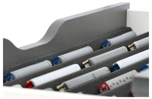 Feldherr Zugliege - Scala Z - per cassettiera IKEA ALEX su rotelle 67 x 66 cm - 10 scomparti - KQMFQLA02