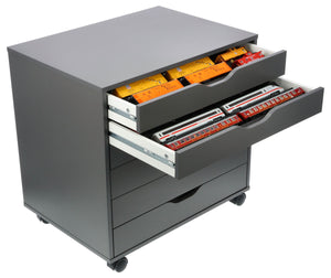 Feldherr Zugliege - Escala H0 - para la cajonera ALEX de IKEA con ruedas, 67 x 66 cm - 5 compartimentos - KQMFQNA01