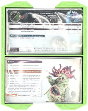Feldherr Kartenhalter für Warhammer Age of Sigmar: Schriftrollenkarten (70 x 121 mm)