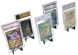 5 pcs value pack Feldherr Card Stand - Foldable - for Graded Cards, Tr 5 pcs value pack Feldherr Card Stand - Foldable - for Graded Cards, Tr