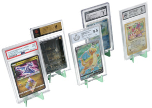 5 pcs value pack Feldherr Card Stand - Foldable - for Graded Cards, Trading Cards and Slabs