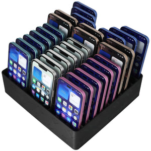 Feldherr Klassensatz Handyparkplatz für Schulen und Ausbildungsbetriebe – Platz für bis zu 30 Smartphones