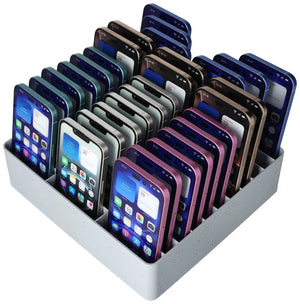 Feldherr Klassensatz Handyparkplatz für Schulen und Ausbildungsbetriebe – Platz für bis zu 30 Smartphones