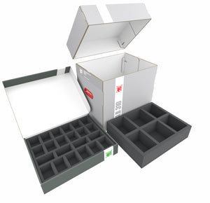 Feldherr Lagerbox FSLB310 mit Lagerbox FSLB055 für Heroes of Might & Magic III: The Board Game - Gameplay All-In Pledge - Miniaturen