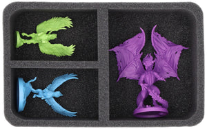 Feldherr Lagerbox FSLB310 mit Lagerbox FSLB055 für Heroes of Might & Magic III: The Board Game - Gameplay All-In Pledge - Miniaturen