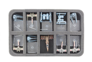 Feldherr MINI PLUS Figuren Tasche für X-Wing Millennium Falke, Raumschiffe und Zubehör