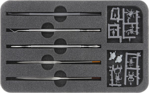 Feldherr MINI PLUS Tasche für Citadel Werkzeuge + 39 Farbfläschchen + Pinsel