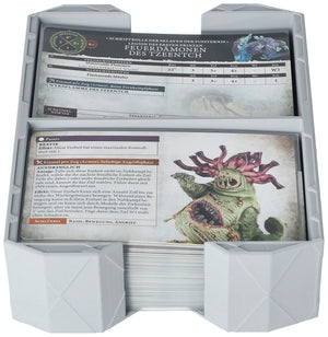 Feldherr Magnetbox grün für Warhammer Age of Sigmar: Schriftrollenkarten (70 x 121 mm)
