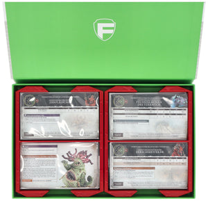 Feldherr Magnetbox grün für Warhammer Age of Sigmar: Schriftrollenkarten (70 x 121 mm)