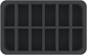 HS050A040 Feldherr Schaumstoffeinlage für Flames of War - 12 Fahrzeuge