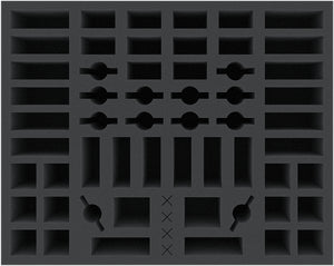 FS075A004 Vassoio in schiuma Feldherr per Necromunda: Barricate e obiettivi della zona Mortalis