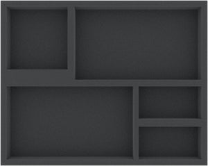 FS035A002 Feldherr plateau en mousse pour Zombicide et Black Plague - 5 compartiments