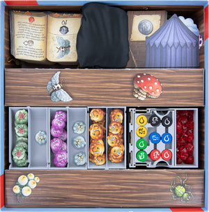 Feldherr Organizer Insert für Die Quacksalber von Quedlinburg + Die Kräuterhexen - Grundspielbox