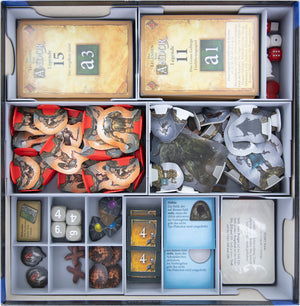 Feldherr Organizer Insert für Die Legenden von Andor: Die Letzte Hoffnung + Erweiterung Dunkle Helden