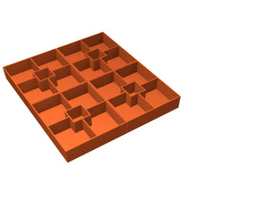 Feldherr Organizer Insert für Die Legenden von Andor + Erweiterung Neue Helden