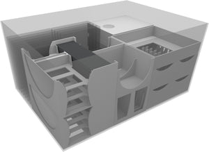 Feldherr Organizer Insert + Schaumstoffeinlagen für Gloomhaven - Brettspielbox