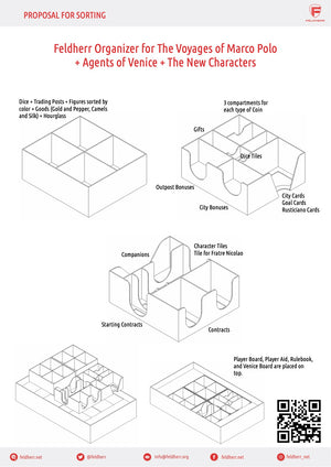 Feldherr Organizador de Los viajes de Marco Polo + Agentes de Venecia + Los nuevos personajes
