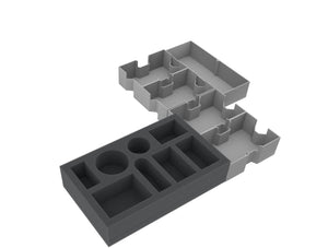Feldherr Organizer Insert + Schaumstoffeinlage für Gloomhaven: Die Pranken des Löwen - Brettspielbox