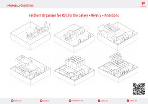 Feldherr Organizer Insert für Roll for the Galaxy + Große Konkurrenz + Der große Traum