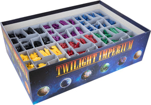 Feldherr Organizer Insert pour Twilight Imperium 4ème Edition + Prophecy of Kings - boîte de jeu de base
