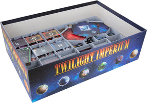 Feldherr Organizer Insert pour Twilight Imperium 4ème Edition + Prophecy of Kings - boîte de jeu de base