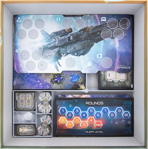 Feldherr Schaumstoff-Set + Organizer Insert für Infinity Defiance - Grundspielbox