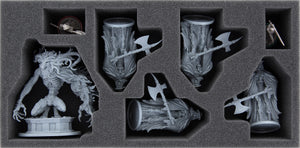 Feldherr Schaumstoff-Set + Organizer Insert für Bloodborne: Das Brettspiel - Grundspielbox