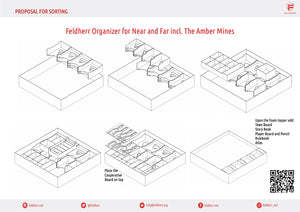 Feldherr Organizer Insert für Nah und Fern inkl. Die Bernsteinminen Erweiterung