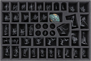cursed city card sleeves Feldherr foam set + Organizer Insert for Warhammer Quest: Cursed City