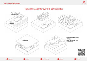 Feldherr Organizador para Everdell - caja de juego principal