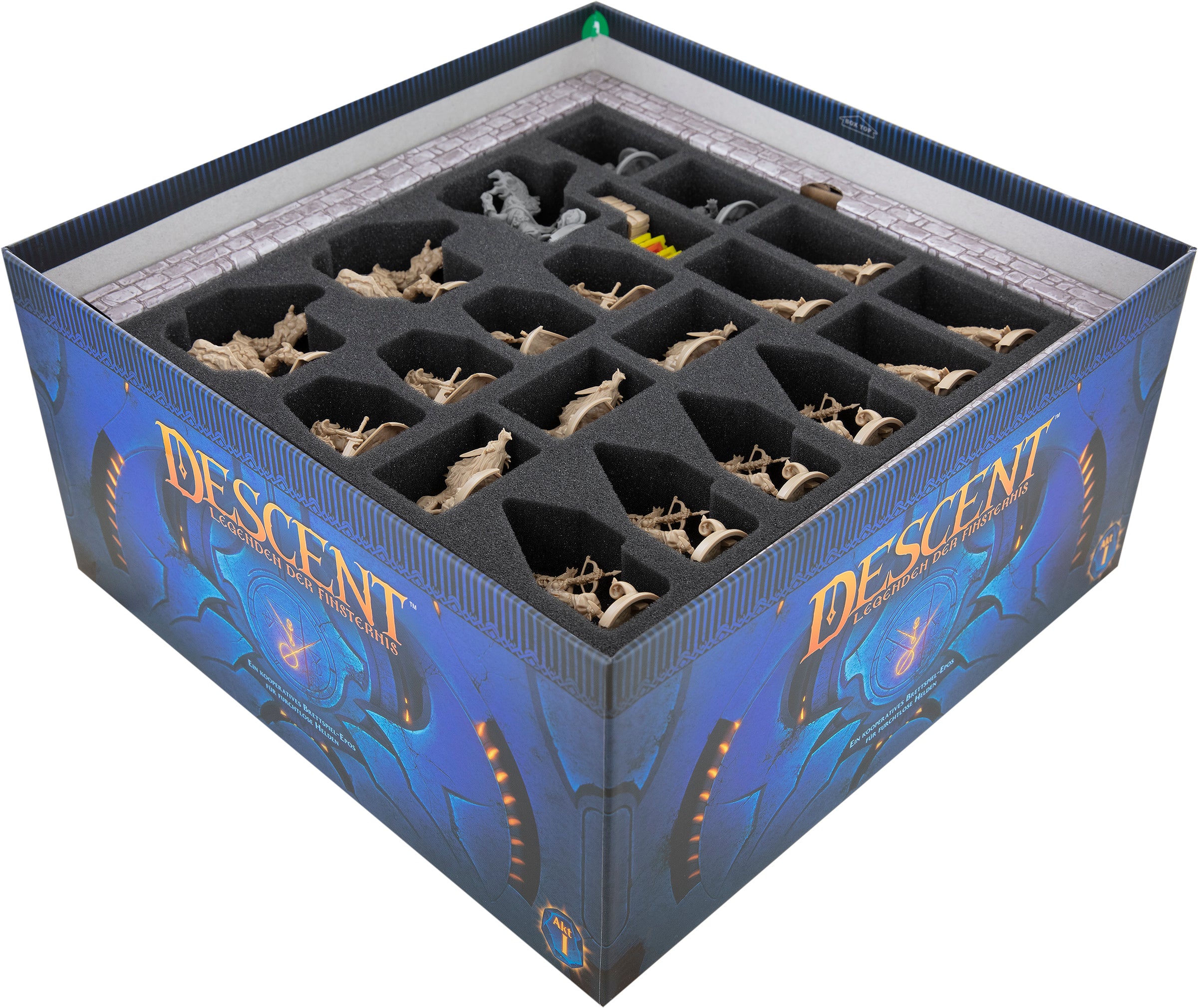 descent aufbewahrung Feldherr Organizer Insert + foam set for Descent: Legends of the Dark