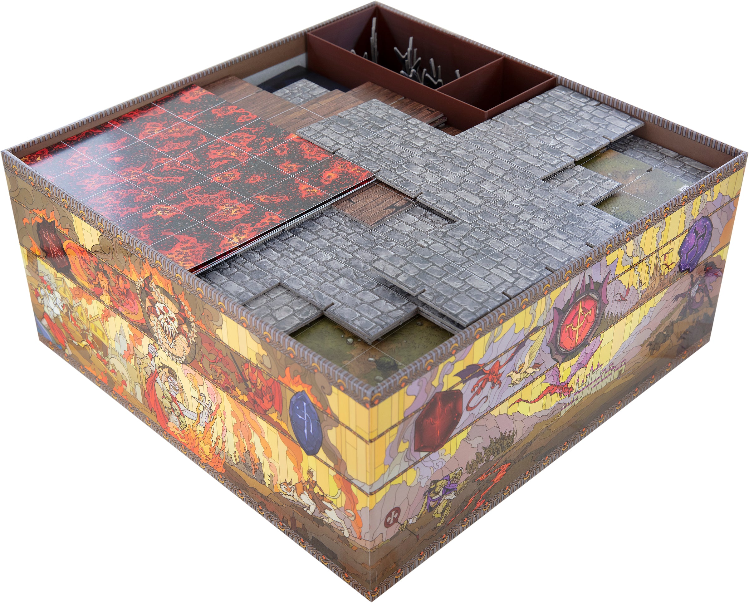 descent aufbewahrung Feldherr Organizer Insert + foam set for Descent: Legends of the Dark