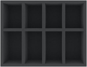 Feldherr Organizer Insert + Schaumstoffeinlage für Street Fighter: The Miniatures Game - Grundspielbox
