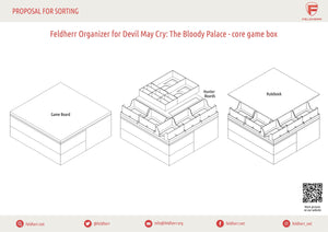 Feldherr Organizer Insert für Devil May Cry: The Bloody Palace - Grundspielbox