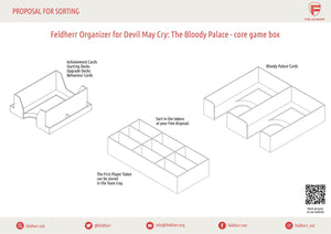 Feldherr Organizer Insert für Devil May Cry: The Bloody Palace - Grundspielbox