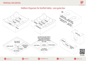 Feldherr Organizer Insert für Der Herr der Träume - Grundspielbox