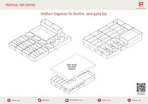 Feldherr Organizer Insert für Bonfire - Grundspielbox