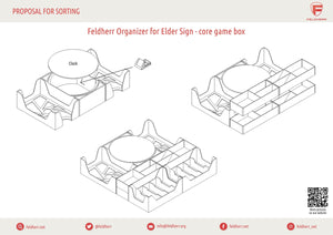 Feldherr Organizer Insert für Das Ältere Zeichen - Revised Edition Grundspielbox