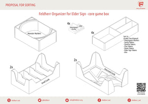 Feldherr Organizer Insert für Das Ältere Zeichen - Revised Edition Grundspielbox