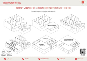 Feldherr Organizer Insert für Endless Winter: Überlebe die letzte Eiszeit - Grundspielbox
