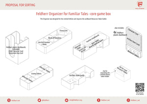 Zestaw piankowy Feldherr + Organizer Insert do Familiar Tales - pudełko do gry zasadniczej