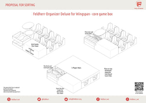 Feldherr Organizer Insert Deluxe for Wingspan
