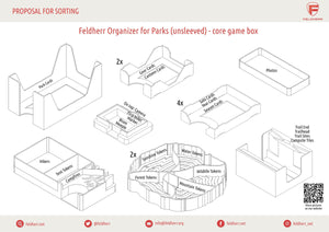 Feldherr Organizer Insert for Parks (bez rękawów) - pudełko do gry podstawowej