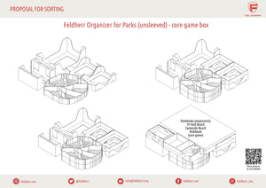 Feldherr Organizer Insert for Parks (bez rękawów) - pudełko do gry podstawowej