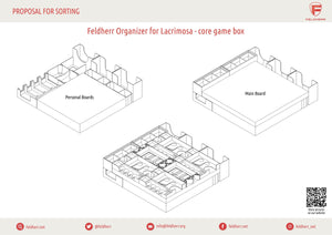 Feldherr Organizer Insert für Lacrimosa - Grundspielbox
